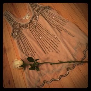 Sparkly Grey party tank top!